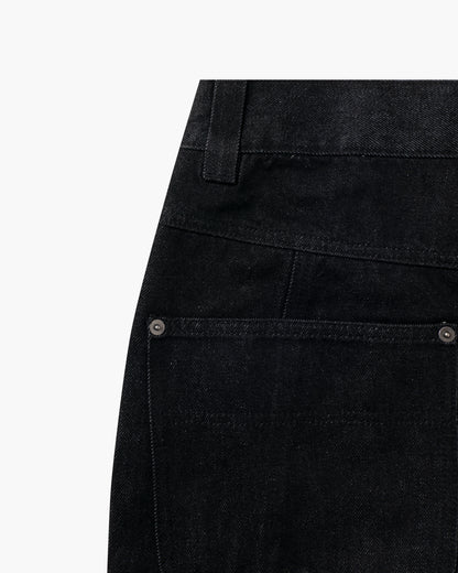 BAGGY DENIM PANTS BLACK