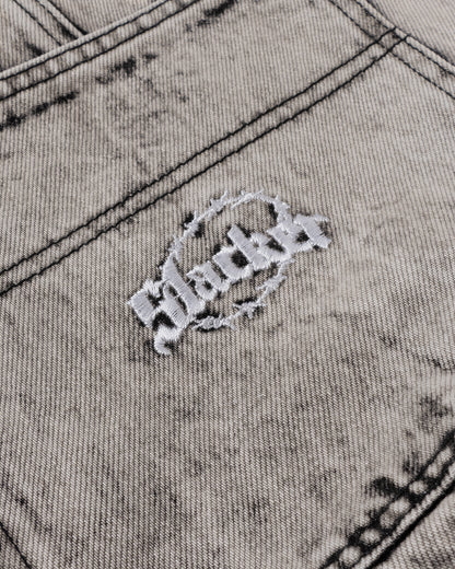 Baggy Denim Pants White