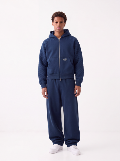 SLACKER WIDE SWEATPANTS　NAVY